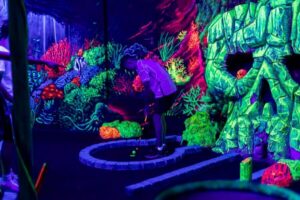 Aloha Amsterdam: 12-Hole Glow-in-the-Dark Mini-Golf - Redeeming Your Voucher and Getting There Near Amsterdam Centraal