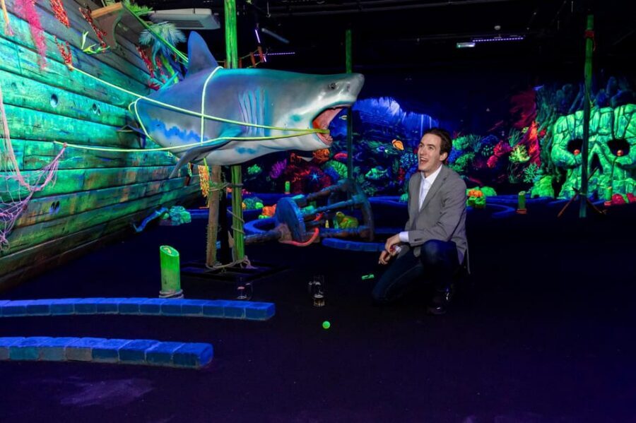 Aloha Amsterdam: 12-Hole Glow-in-the-Dark Mini-Golf - The Bar and On-Site Vibe: Make It a Longer Amsterdam Block