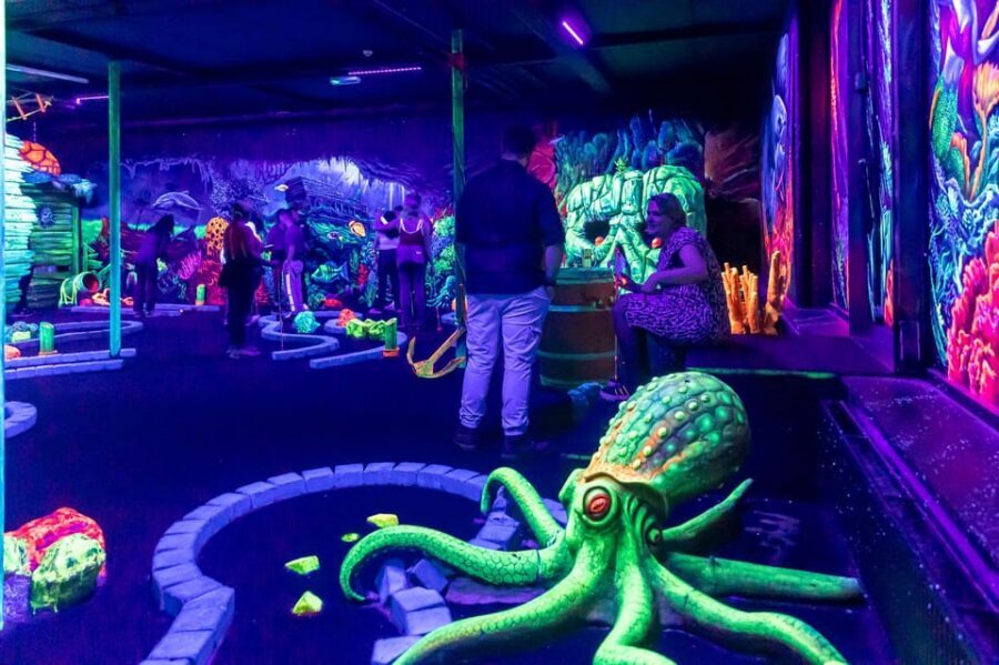 Aloha Amsterdam: 12-Hole Glow-in-the-Dark Mini-Golf - The Main Downsides to Keep It Real