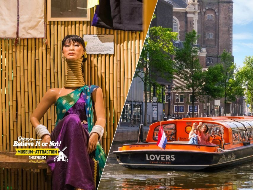 Amsterdam 1-Hour Canal Cruise and Ripley’s Believe it or Not - Ripley’s Believe It or Not at Dam 21: Weird Facts, Real Visual Impact