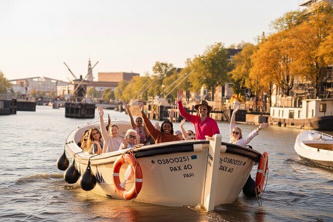 Amsterdam 1-Hour Canal Cruise With Live Guide - Price and value: $26.59 for a fast, guided canal loop