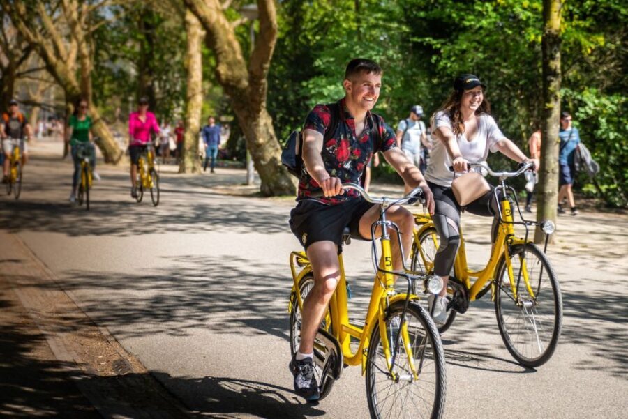 Amsterdam: 3h E-Bike Tour with break - The E-bike advantage: easy riding with traffic guidance
