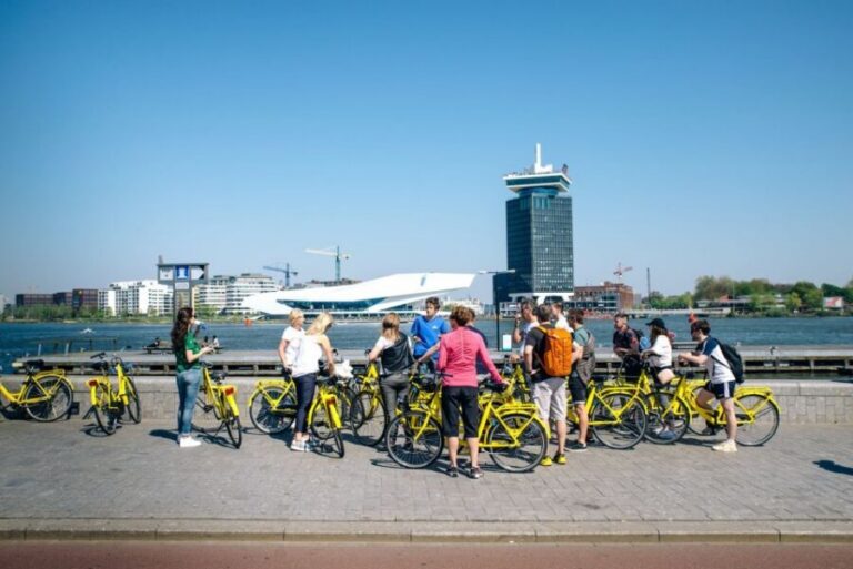 Amsterdam: 3h E-Bike Tour with break - Meeting Yellow Bike near Amsterdam Centraal (and starting on time)