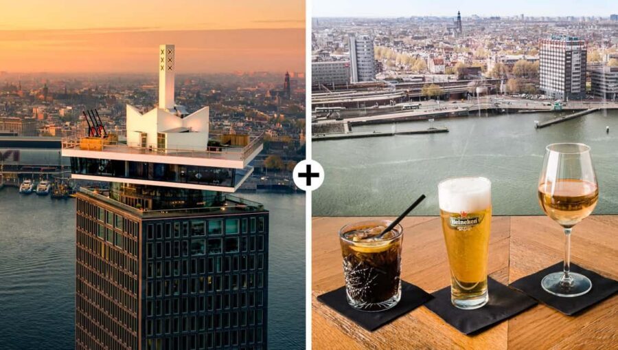 Amsterdam: A'DAM Lookout Entry Ticket with 2 Drinks - A’DAM Lookout: the Amsterdam view that actually helps you orient