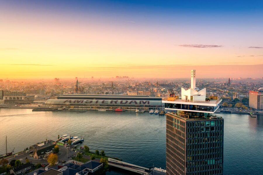 Amsterdam: A'DAM Lookout Entry Ticket with 2 Drinks - Rules and limits: what to know before you go