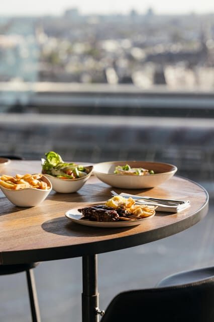 Amsterdam: A'DAM Lookout Ticket and Lunch or Dinner Voucher - How the day actually flows: lookout first, then your Madam table
