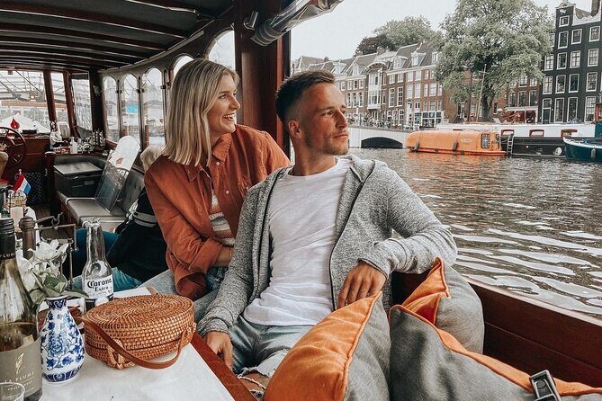 Amsterdam Canal Cruise in Classic Salon Boat With Drinks and Cheese - Where to Meet: Leliegracht 50 and the Orange-Shirt Check