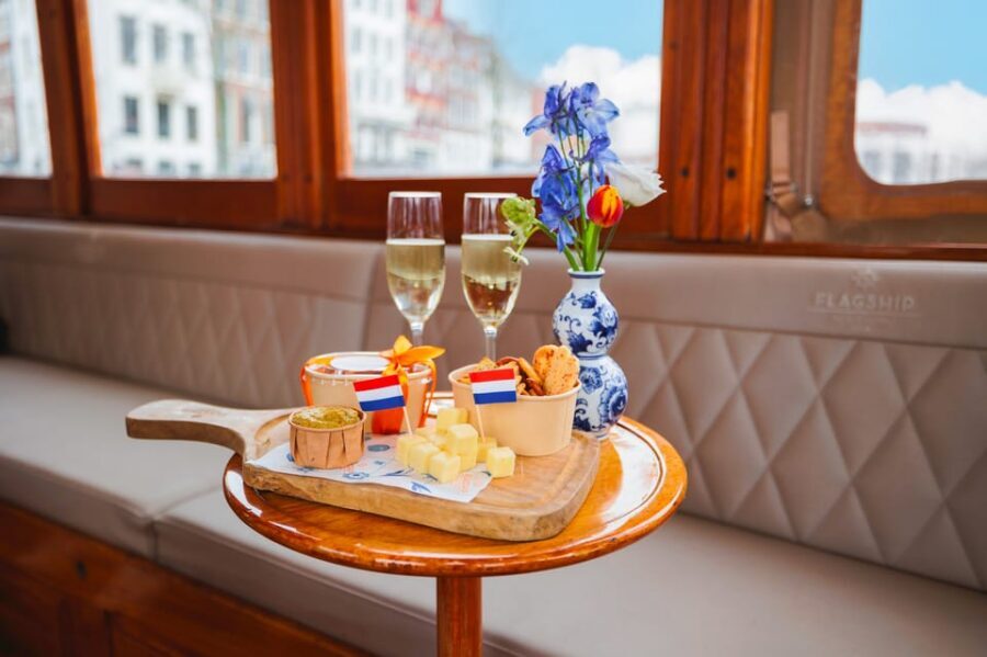Amsterdam: Canal Cruise with Bubbles & Bites - The route you’ll follow: UNESCO Golden Age canals and the landmark sweep
