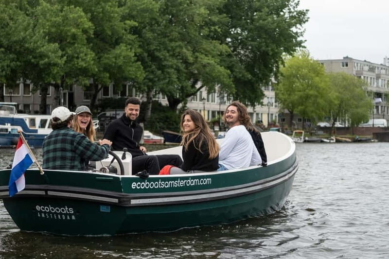 Amsterdam: Captain For a Day 2-Hour Boat Rental - Captain Mode: No License, Electric Canals, Your Own Pace