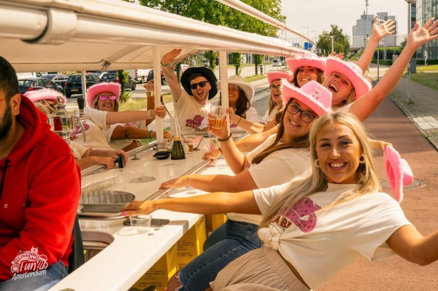 Amsterdam: Dutch Prosecco Party Bike - Key things I’d clock before you book