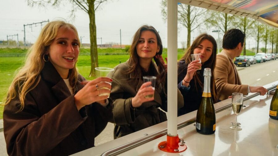 Amsterdam: Dutch Prosecco Party Bike - What could be disappointing: loops, less scenery, and bike condition