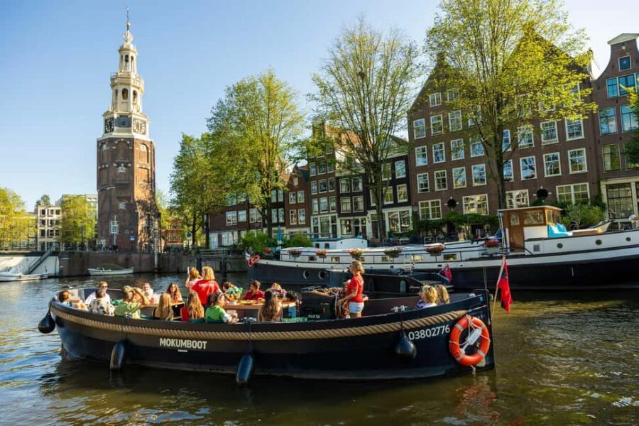 Amsterdam: Guided Open Boat Canal Cruise Including Drink - Drink strategy: included drink vs unlimited open bar