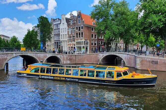Amsterdam: Historic City Sightseeing Canal Cruise - Prinsengracht area landmarks: Anne Frank House and Westerkerk