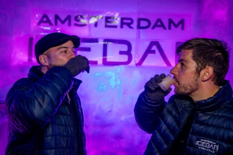 Amsterdam: Icebar Entry Ticket with 3 Drinks - Inside the Icebar: ice walls, ice glasses, and how long 45 minutes really feels