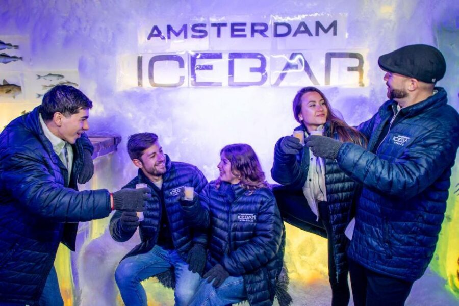 Amsterdam: Icebar Entry Ticket with 3 Drinks - Your included drinks: vodka, sambuca, rum, beer, and orange juice