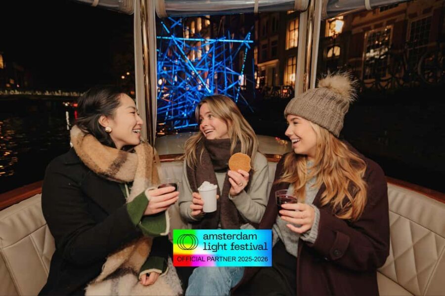 Amsterdam: Light Festival Heated Cruise with Drinks Option - Key highlights at a glance