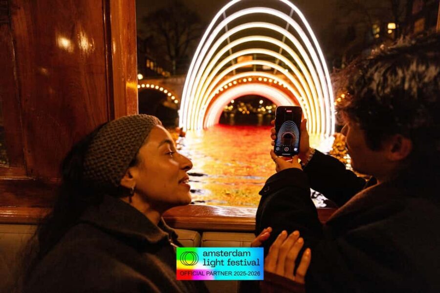 Amsterdam: Light Festival Heated Cruise with Drinks & Snacks - A Warm Boat Makes Winter Feel Easy