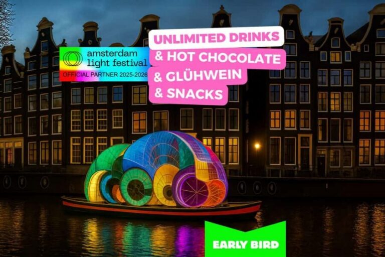 Amsterdam: Light Festival Heated Cruise with Drinks & Snacks - Amsterdam Light Festival Art, Seen Where It Belongs