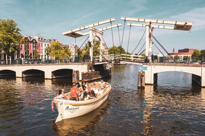 Amsterdam Luxury Canal Cruise + Unlimited Drinks & Bites option - The best time to book: day, sunset, or Festival of Lights vibes