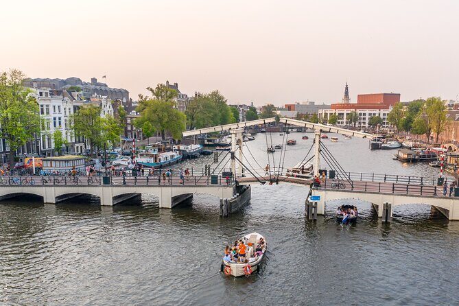 Amsterdam Luxury Canal Cruise + Unlimited Drinks & Bites option - Landmark-by-landmark: from Anne Frank’s area to Rijksmuseum sightlines