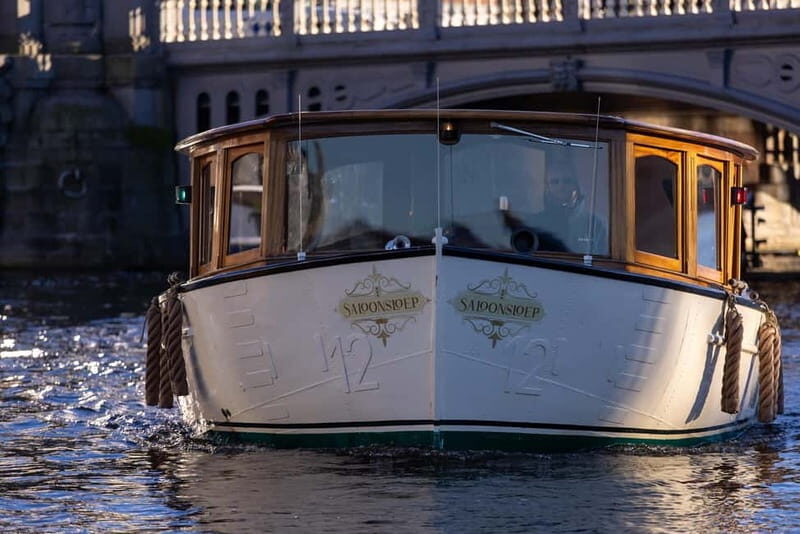 Amsterdam: Luxury Canal Cruise with Optional Snacks & Drinks - Oudenschans and the waterfront side of Amsterdam