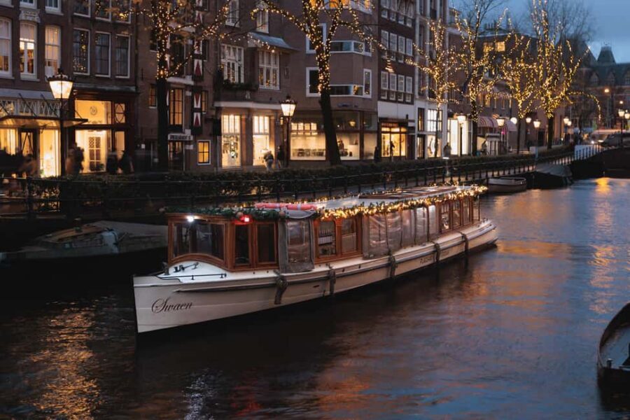 Amsterdam: Open Boat Cruise option Unlimited Drinks & Bite - Electric Amsterdam canals: why this cruise works so well