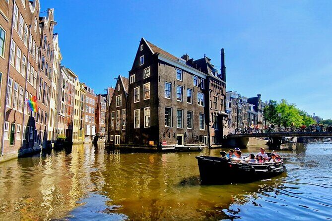 Amsterdam Private Canal Cruise – 90 Minutes through the Old City - The House on the Three Canals and Oudezijds Voorburgwal’s historic streetscape