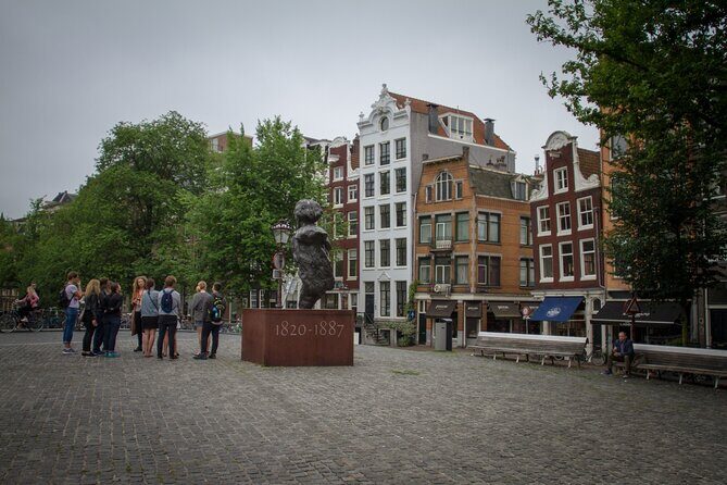 Amsterdam Private Historical Walking Tour - Multatuli statue: cheese tasting and fair trade origins