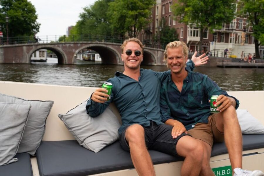 Amsterdam: Red-Light District Pub Crawl and Booze Boat Tour - The boat: what you’re actually paying for