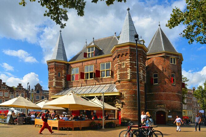 Amsterdam Red Light District Treasure: Self-Guided Tour & Quest - Nieuwmarkt and De Waag: a square for food, cafes, and a major Rembrandt moment
