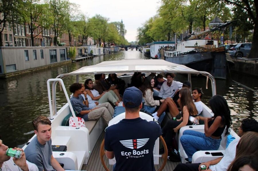 Amsterdam: The Newest Canal Cruise with Drink Option - Eco Boats: why this 1-hour canal cruise is a great Amsterdam plan