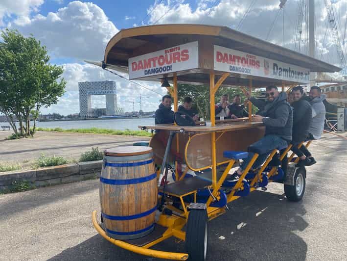 Amsterdam: The Original BUBBLES & BIKE Private Prosecco Tour - Pedal power with a driver who can take over