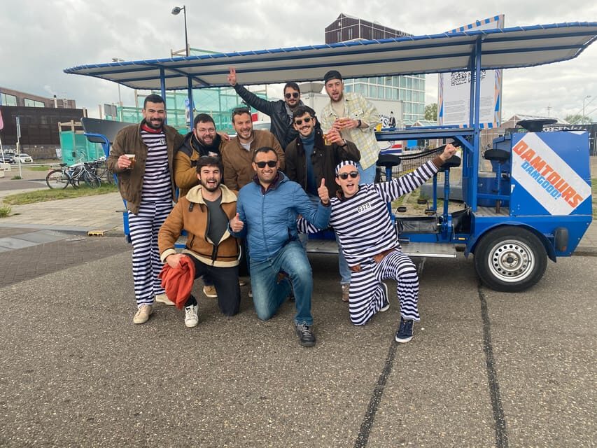 Amsterdam: The Original BUBBLES & BIKE Private Prosecco Tour - Price and group size: $365 per group up to 6, bikes for larger crews