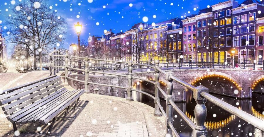 Amsterdam Winter Walking Tour - Canal Belt Winter Decorations and Romantic Bridges on the Night Route