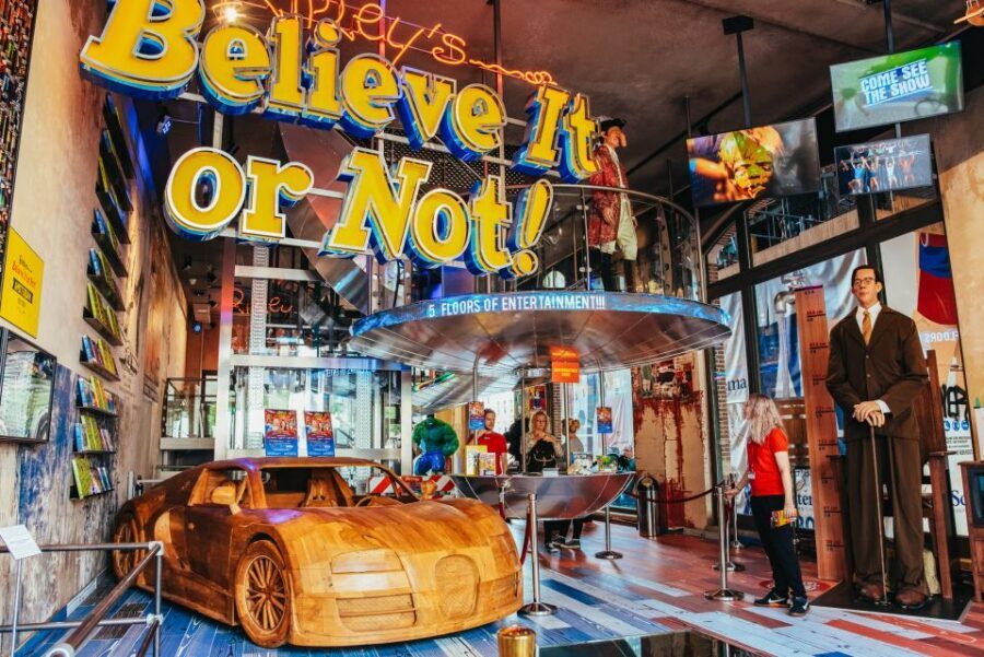 Amsterdam's Weirdest Museum: Believe It or Not! - Dam Square from above: the top-floor lounge and cafe break
