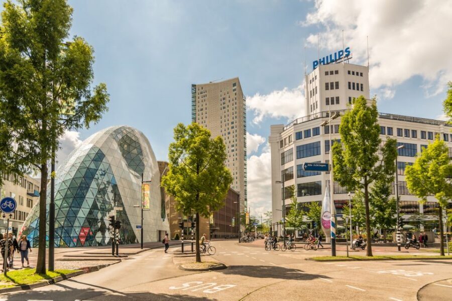 Eindhoven: City Center Walking Tour - St. Catharinakerk and the City’s Steady Core