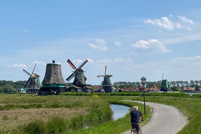 Escape Amsterdam: E-Bike to Zaanse Schans Windmills & Zaandam - Krijtmolen d’Admiraal: A Live Working Windmill Stop