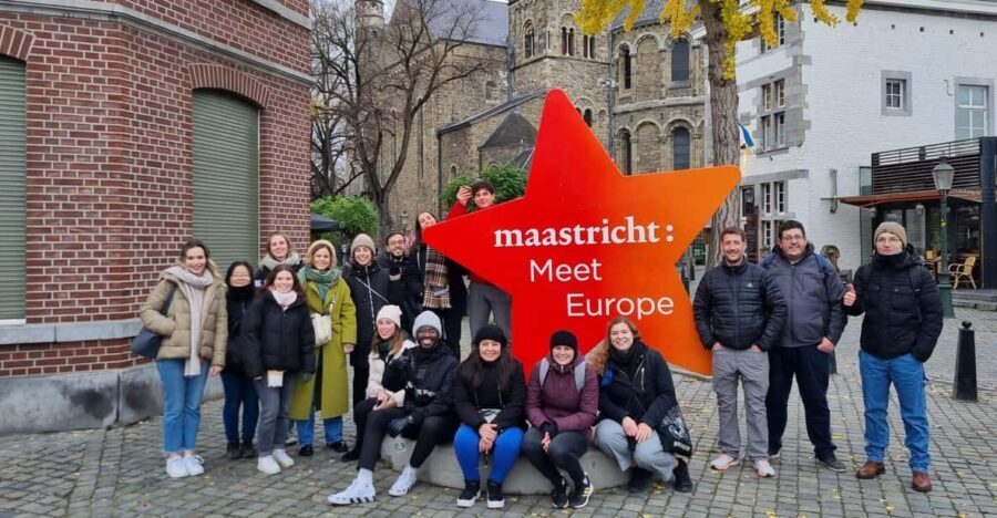 Explore Maastricht with Passionate Tour Guides - Finding Sweet coffee and the red umbrella start