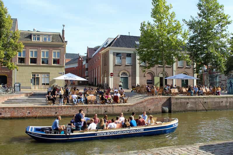 Groningen: Open Boat City Canal Cruise - Prinsenhof and Stadsschouwburg: City Center Landmarks From the Quay