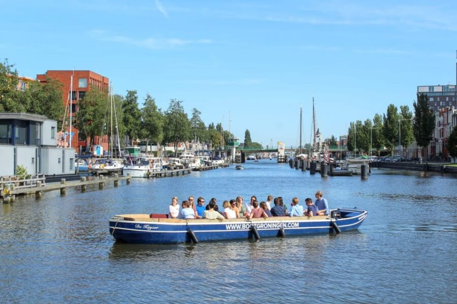 Groningen: Open Boat City Canal Cruise - Martinitoren: The Famous Finale