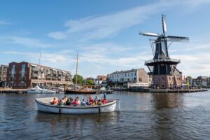 Haarlem: De Adriaan Windmill Tour + Open Canal Cruise - Windmill De Adriaan: climbing up, then seeing Haarlem all at once