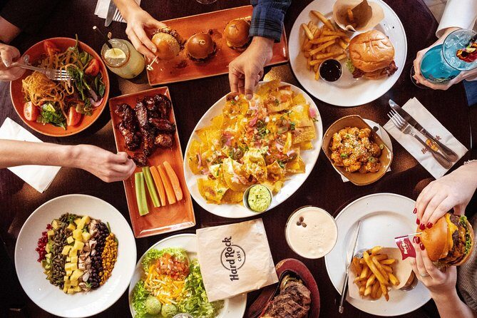 Hard Rock Cafe Amsterdam with Set Lunch or Dinner - Pick your menu: Acoustic vs Electric vs Ultimate t-shirt