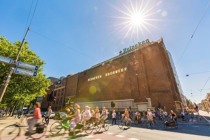 Heineken Experience Amsterdam and Canal Cruise with Snackbox - Blue Boat Company cruise: 75 minutes with onboard audio