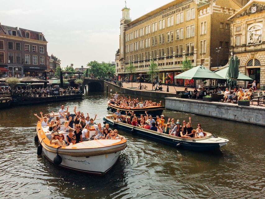 Leiden: Guided City Canal Cruise - 17 miles and 88 bridges: how the route feels in motion