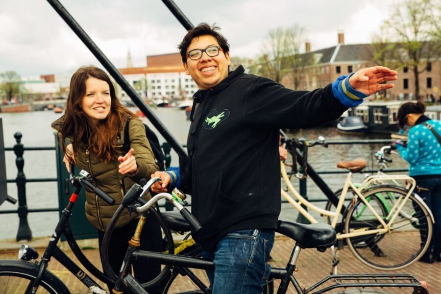 Private Amsterdam Bike Tour with a Local - A Hidden Courtyard stop that changes how you see Amsterdam