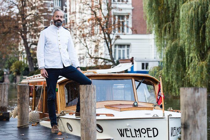 Private Champagne Canal Cruise in Amsterdam - Captains Matter: Reinhard Spronk, Brian, and Martin as Examples