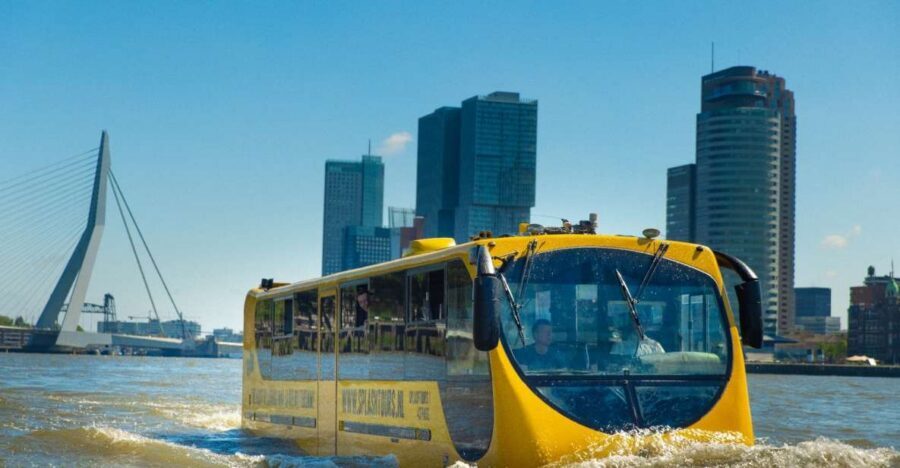 Rotterdam: 1-Hour Sightseeing Splash Tour - Key things to know before you go
