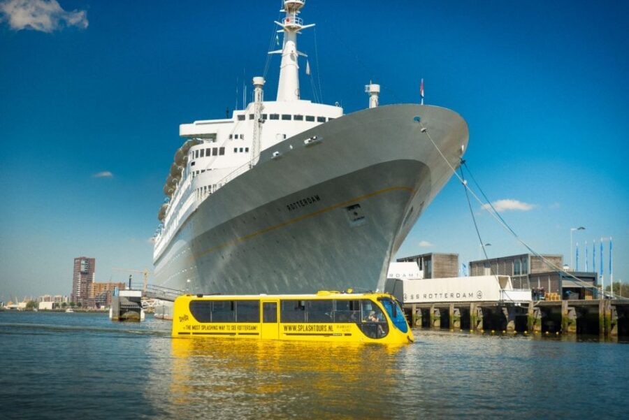 Rotterdam: 1-Hour Sightseeing Splash Tour - From boarding in central Rotterdam to your first views