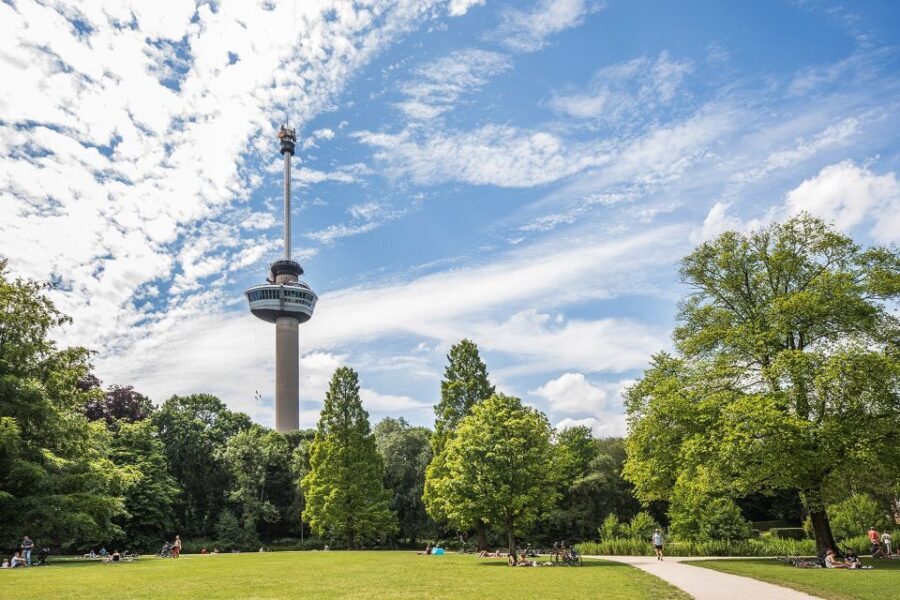 Rotterdam: Euromast Lookout Tower Ticket - Going Higher With the Euroscoop: Rotating Glass Floor at 185 Meters