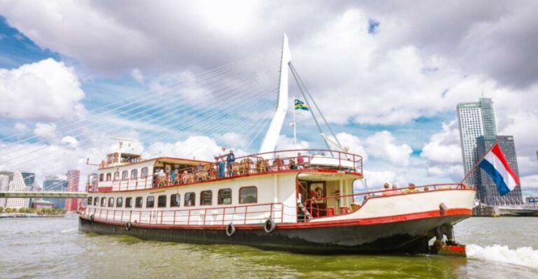 Rotterdam: Harbor Cruise on a Historic Ship - Setting Off: Erasmus Bridge to Veerhaven